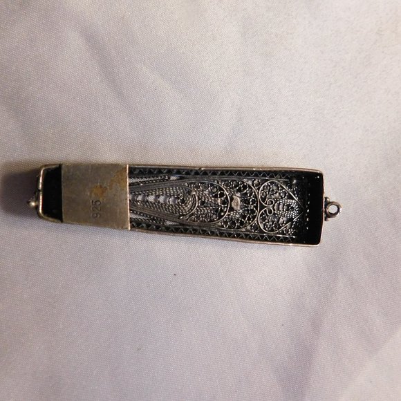 Vintage Accents Vintage Jewish Mezuzah 925 Sterling Silver Poshmark